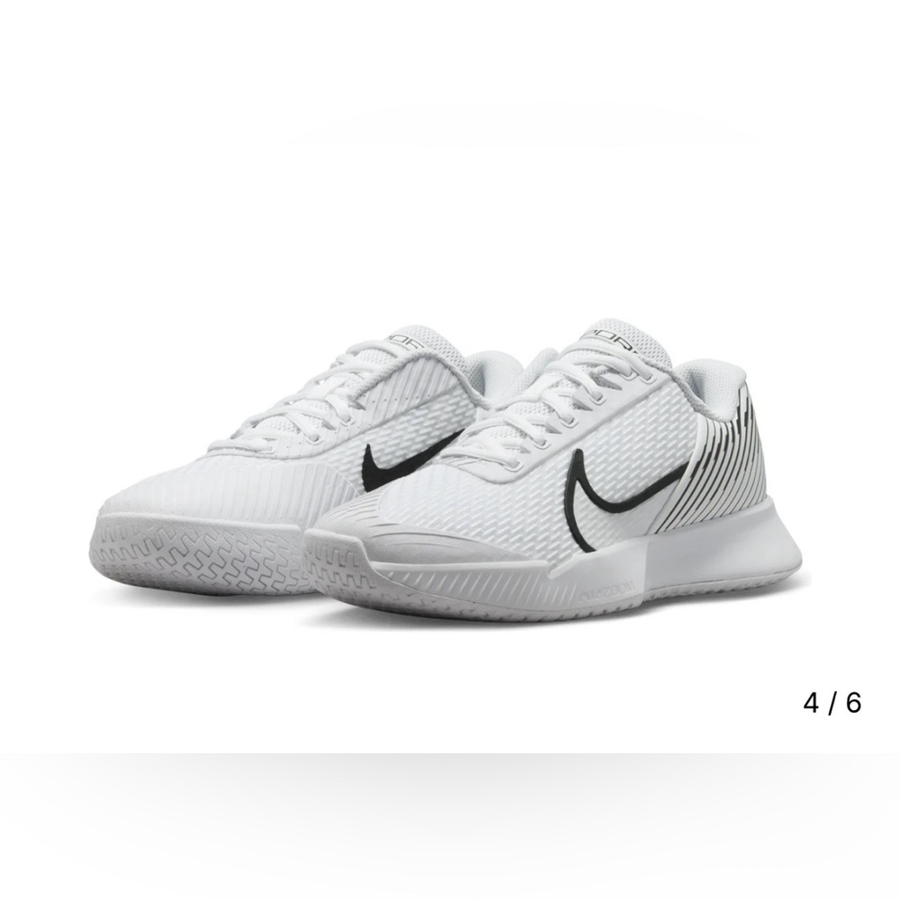 Nike Court Air Zoom Vapor Pro 2 'White Black' Womens 6.5